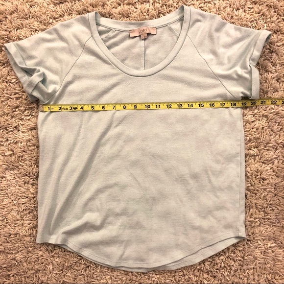 LOFT Mint sweater tee - Picture 2 of 5